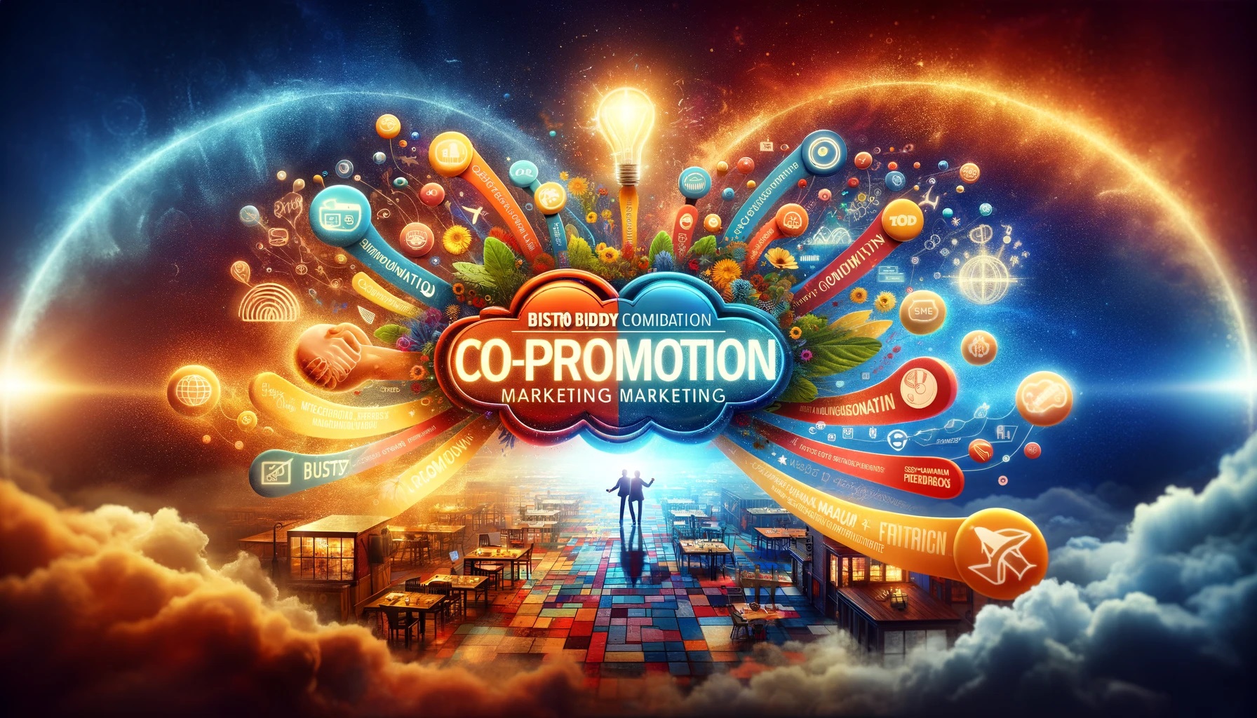 co-promotion marketing. The image should depict two or more brand Explore Services & Capabilities | BISTRO BUDDY - Empower Your Food & Drink Business - BISTRO BUDDY | Food & Drink Community Network BISTRO BUDDY Experiential Marketing Agency Services & Capabilities Transform Your Food & Drink Product Services or Establishment! Strategic Partnerships & Co-promotion Marketing