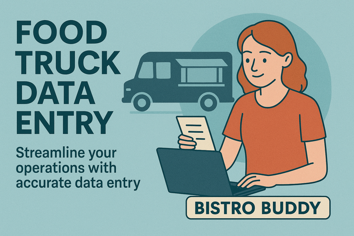 Streamline food truck business operations with Bistro Buddy&#039;s data entry services. Update location schedules, menus, business profiles, contact details, and event registrations accurately and consistently across multiple platforms.