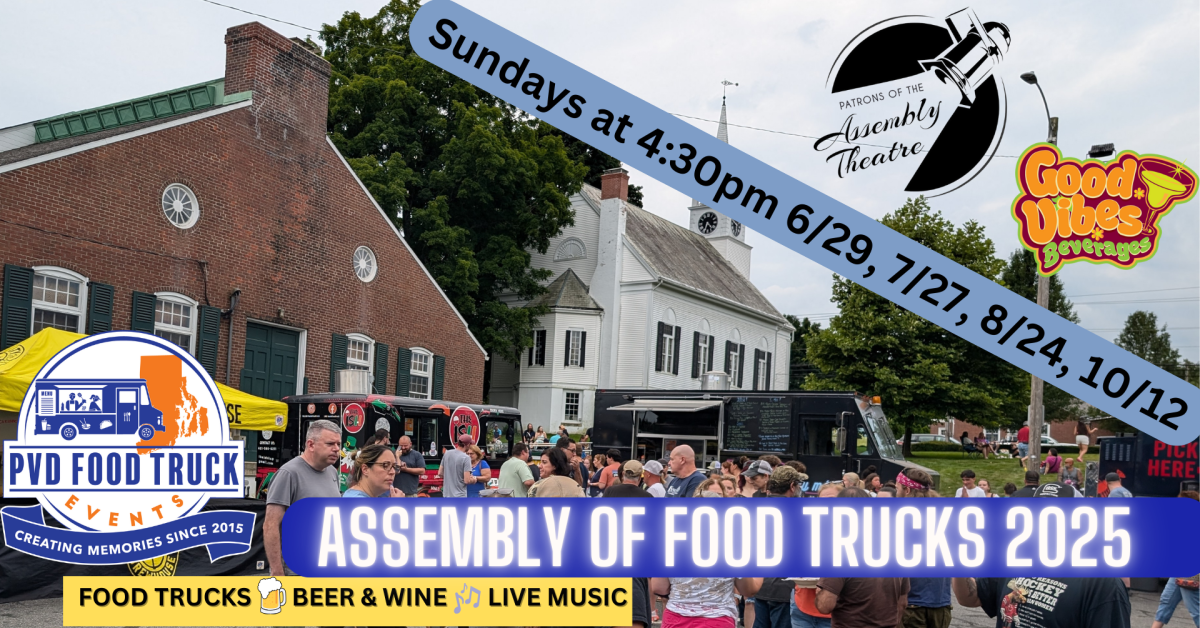 Join us at the Assembly of Food Trucks on July 27, 2025, in Burrillville, RI for an unforgettable evening filled with delicious food trucks, live music, local beers, and a picturesque riverside setting. Free admission, family-friendly activities, and more