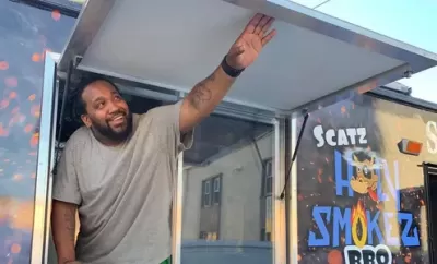 Scatz Catering Food Truck at Talcott Mountain Brewery