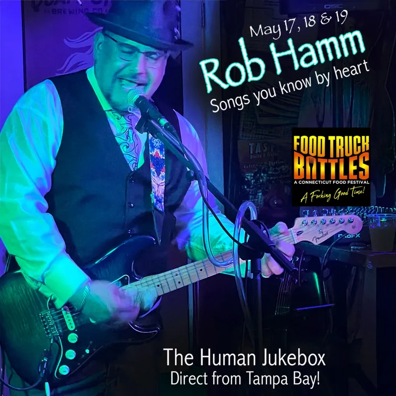 May 17: CT Food Truck Festival with live music & culinary battles. 4-8 PM, Wolcott Park.